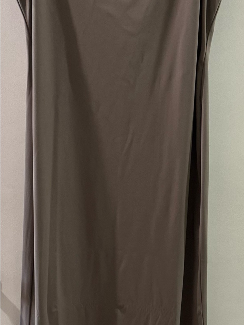 Missguided Slip Dress | Taupe | Size 2XL | Minimalist